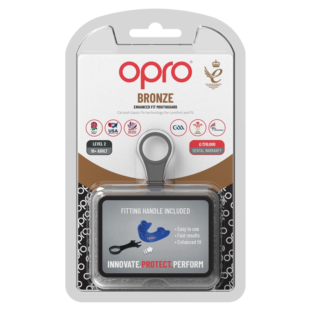 Opro - Bronze Enhanced Fit Mouthguard Jr