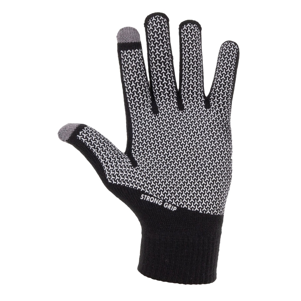 Reece - Knitted Ultra Grip Glove Black