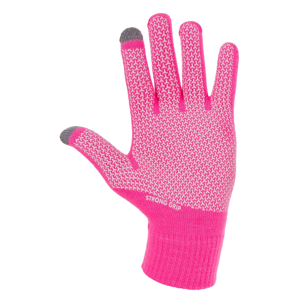 Reece - Knitted Ultra Grip Glove Pink