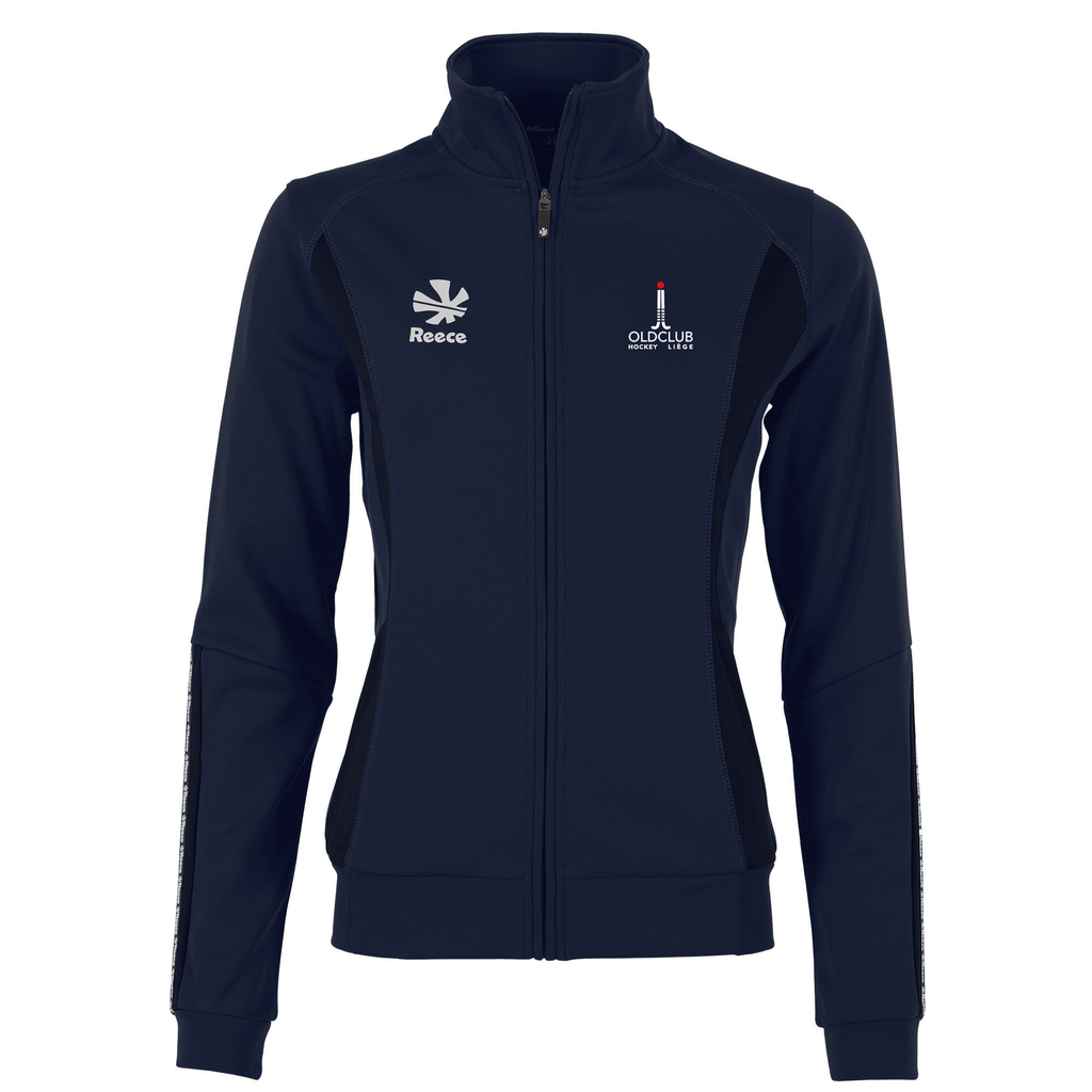 Reece - Shift Full Zip Top Navy Ladies