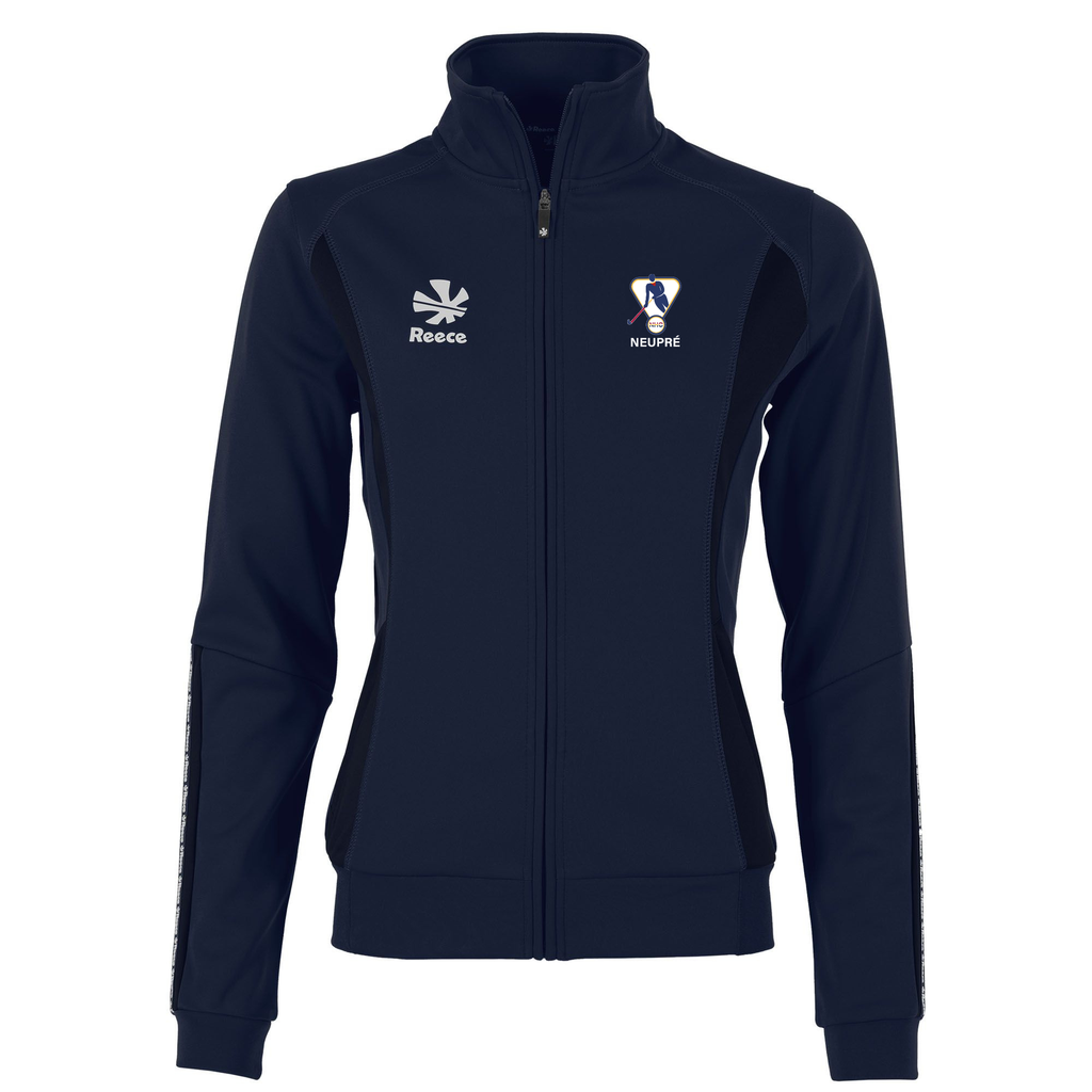 Reece - Shift Full Zip Top Navy Ladies