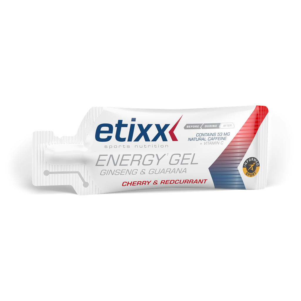 ETIXX GINSENG&GUARANA ENERGY
GEL REDCURRANT-CHERRY *12