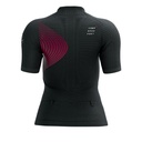 Trail Postural SS Top - Dames - Black/Persian Red