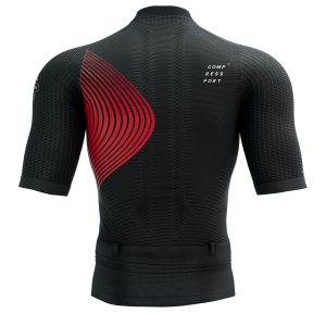 Trail Postural SS Top - Heren - Black/Red