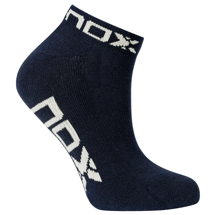 WOMEN ANKLE LENGTH SOCKS BLUE WITH WHITE LOGO