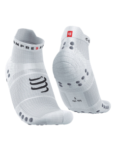 Pro Racing Socks v4.0 Run Low - White/Alloy