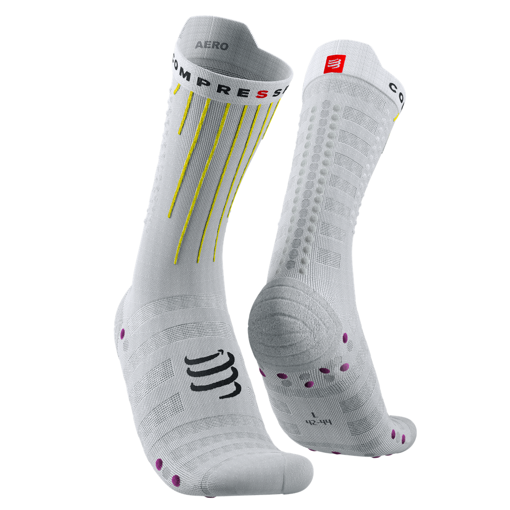 Aero Socks - White/Lime