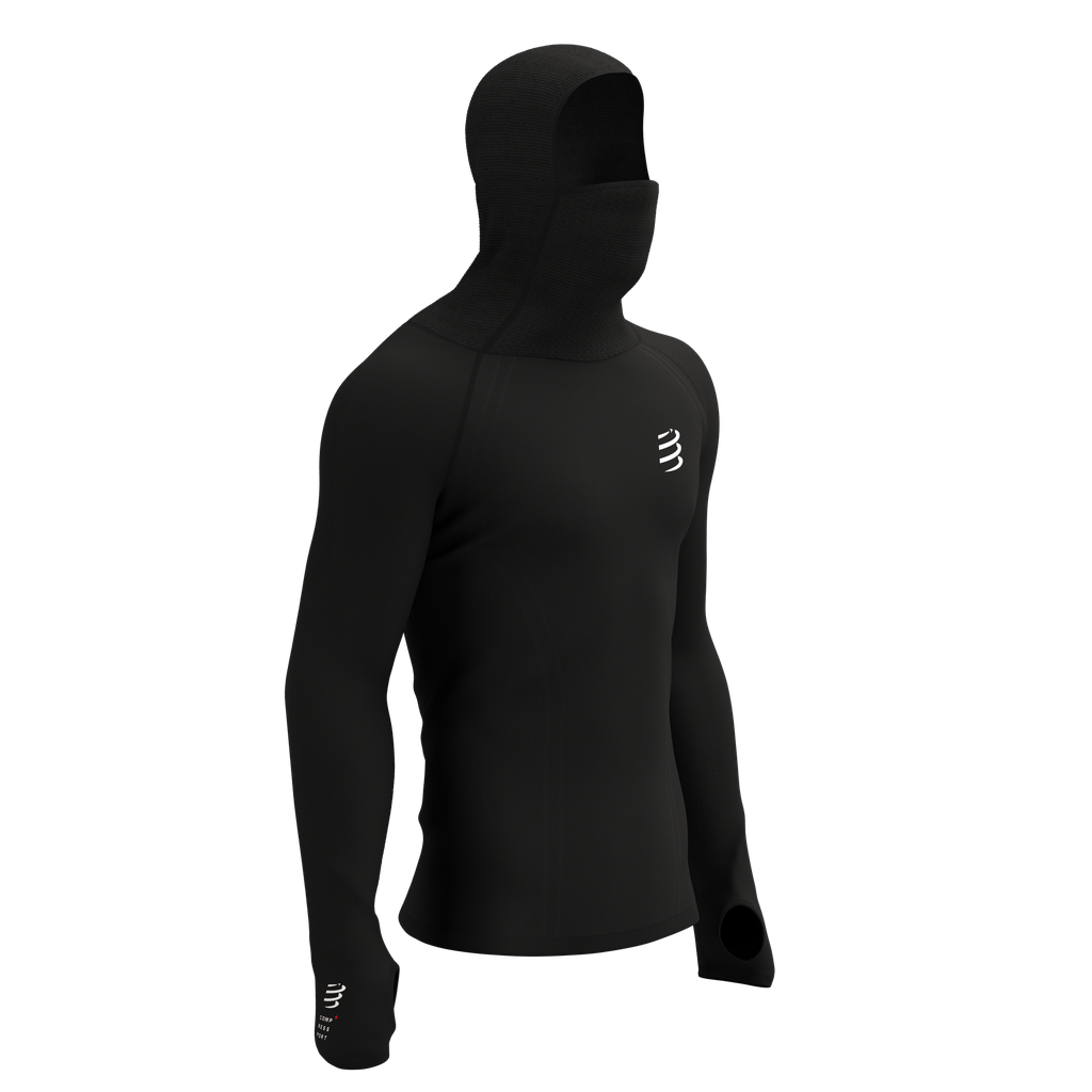 3D Thermo UltraLight Racing Hoodie - Unisex - Black