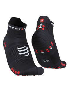 Pro Racing Socks v4.0 Run Low - Black/Red