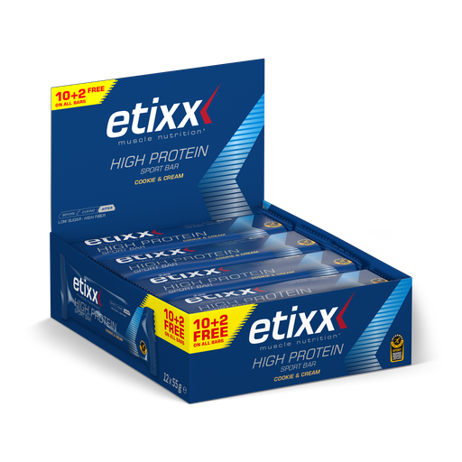 ETIXX HIGH PROTEIN BAR COOKIE & CREAM *12