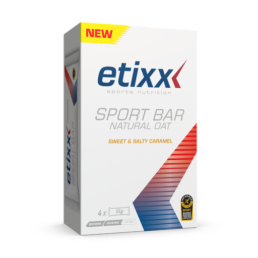 ETIXX NATURAL OAT BAR
SWEET&SALTY CARAMEL 12X55G