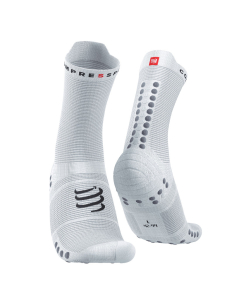 Pro Racing Socks v4.0 Run High - White/Alloy