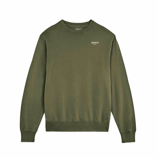 Naked Do Your Thing Script Crewneck Dyed Kakhi